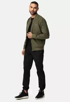 Куртка-бомбер BERGANGS MAXIM INDICODE JEANS, темно-зеленый