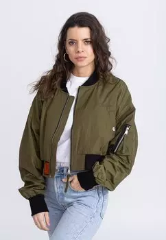 Куртка-бомбер Bombers, темно-зеленый