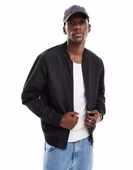 Куртка-бомбер Brave Soul черного цвета