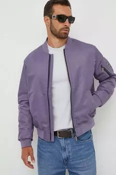 Куртка-бомбер Calvin Klein, фиолетовый