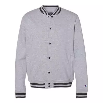 Куртка-бомбер Champion Unisex, цвет oxford grey/ charcoal heather