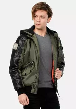 Куртка-бомбер Cipo & Baxx, хаки