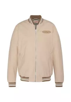 Куртка-бомбер COLEBROOK Schott, бежевый
