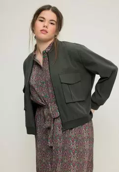 Куртка-бомбер College Collar Studio Untold, серый