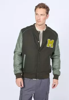 Куртка-бомбер COLLEGE Mustang, оливковый