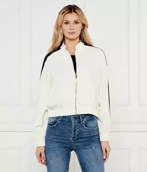 Куртка-Бомбер Cropped fit Twinset, бежевый