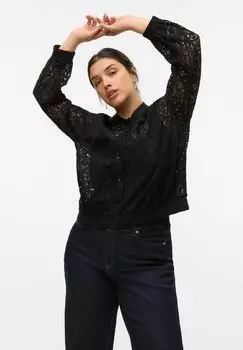 Куртка-бомбер CURVE VMLUNI Vero Moda Curve, черный