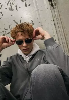 Куртка-бомбер Denim jacket Adidas Originals, светло-голубой
