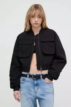 Куртка бомбер Diesel, черный