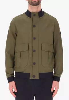 Куртка-бомбер Distretto12, зеленый