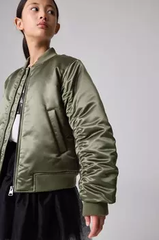 Куртка бомбер для девочек скаутов Smallsaints, зеленый