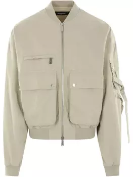 Куртка-бомбер DSQUARED2 80-х, нейтральный