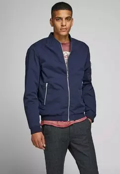 Куртка-бомбер ERUSH NOOS Jack & Jones, темно-синий пиджак