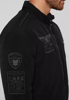 Куртка-бомбер FLIEGER MIT PATCHES Camp David, черный