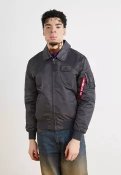 Куртка-бомбер FLYING TIGERS Alpha Industries, серый