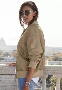 Куртка-бомбер French Connection, хаки