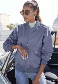 Куртка-бомбер French Connection, синий