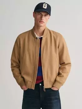 Куртка-бомбер GANT Dressed, теплый хаки