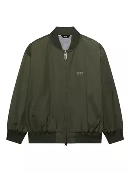 Куртка-бомбер GCDS Varsity, зеленый