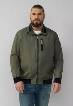 Куртка-бомбер GEFTTERTE MIT KRAGEN UND KONTRAST DETAILS s.Oliver, хаки
