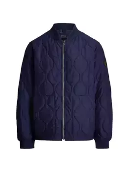Куртка-бомбер Gent Gunners Polo Ralph Lauren, темно-синий