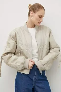 Куртка бомбер Gestuz, бежевый