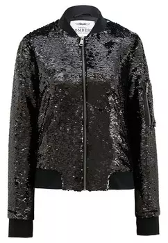 Куртка-бомбер GLITTER Bombers, черный