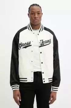 Куртка-бомбер Guess Jeans, бежевый