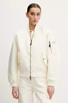 Куртка-бомбер Guess Jeans, бежевый