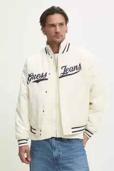 Куртка-бомбер Guess Jeans, бежевый