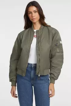 Куртка бомбер Guess Jeans, зеленый