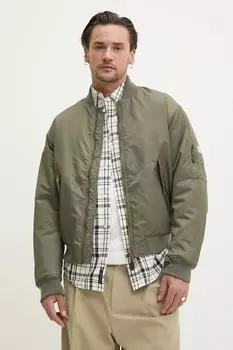Куртка-бомбер Guess Jeans, зеленый