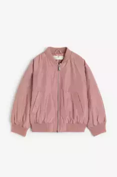 Куртка бомбер H&M, розовый