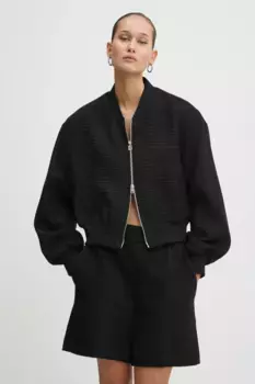 Куртка-бомбер HUGO, черный