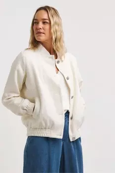 Куртка бомбер из букле Jd Williams, бежевый