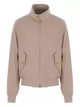 Куртка-бомбер из хлопчатобумажной шерсти J.PRESS, нейтральный