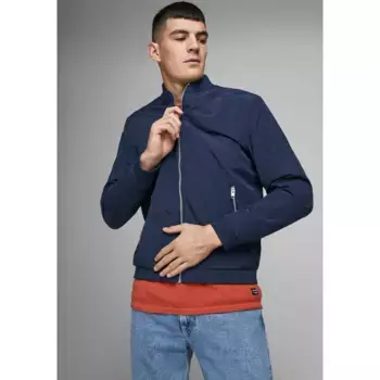 Куртка-бомбер Jack & Jones "JJERUSH", цвет морской волны
