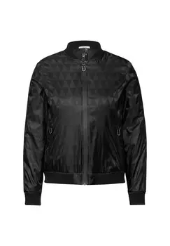 Куртка-бомбер JAQUARD Cecil, черный