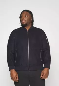 Куртка-бомбер JJEROCKY Jack & Jones, угольно-черный