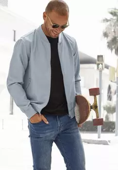 Куртка-бомбер john devin, серый