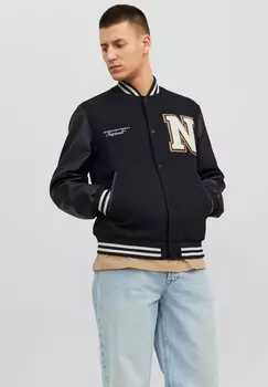 Куртка-бомбер JORCOLLEGE NOOS Jack & Jones, черный