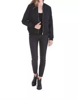 Куртка-бомбер Jupiter черного цвета LOVE TOKEN