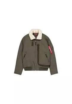 Куртка бомбер куртка Alpha Industries, зеленый