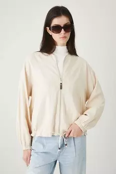 Куртка-бомбер льняная Medicine, бежевый