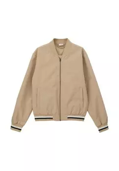 Куртка-бомбер LEICHT GEFTTERTER MIT STREIFEN-DETAILS s.Oliver, цвет beige