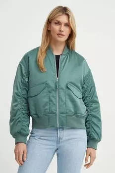 Куртка-бомбер Levi's, зеленый