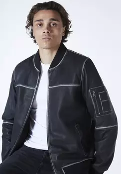 Куртка-бомбер MA1 BOMBER DISTRESS Bolongaro Trevor, черный