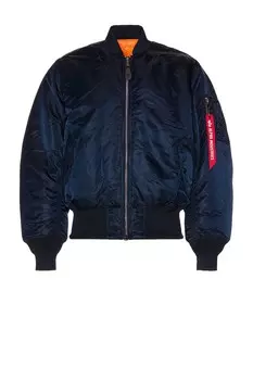Куртка-бомбер MA-1 Alpha Industries, цвет Replica Blue