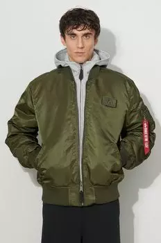Куртка-бомбер MA-1 D-Tec Alpha Industries, зеленый