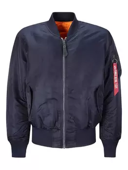Куртка-бомбер MA-1 Heritage на молнии Alpha Industries, синий
